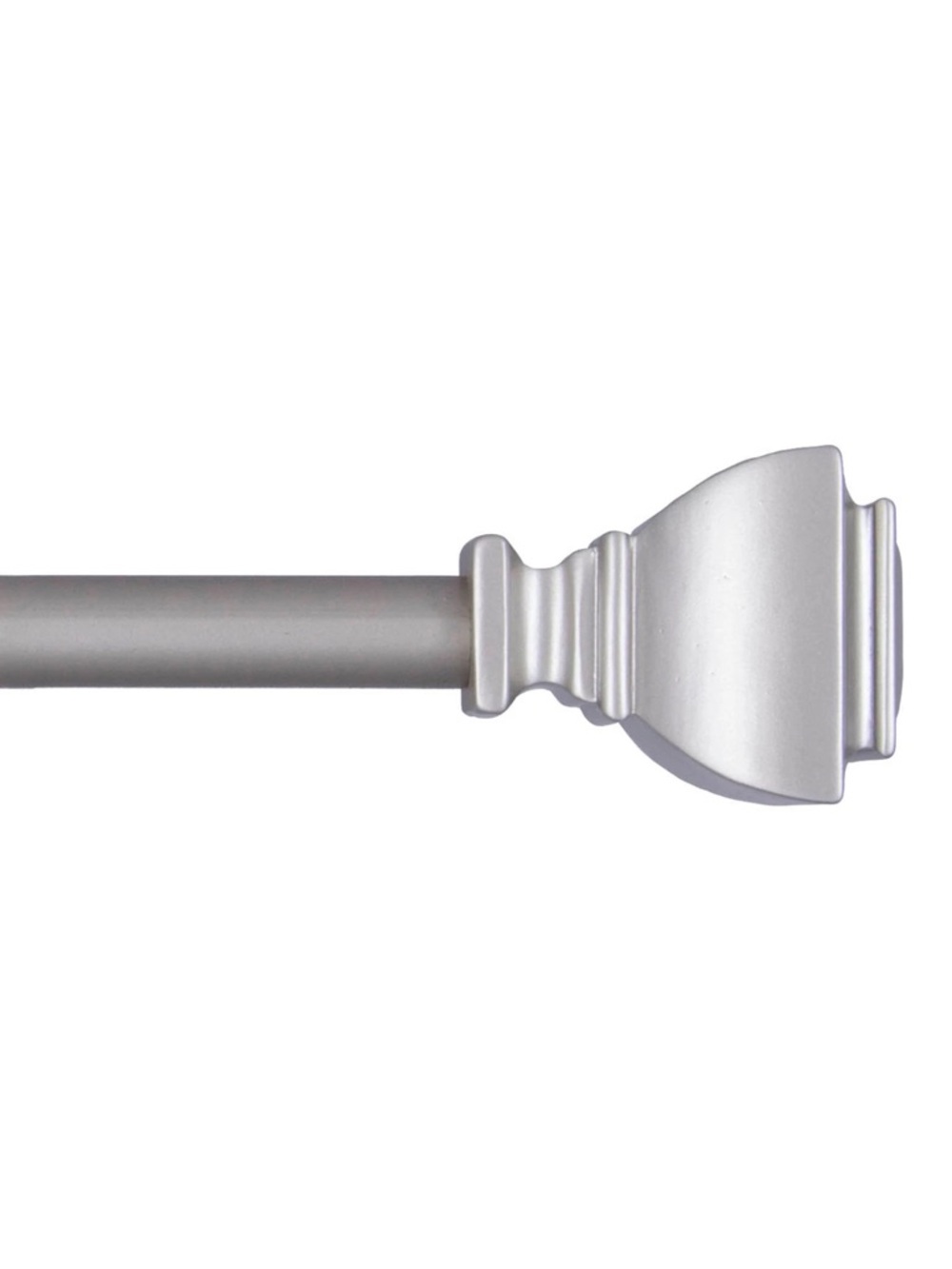 3 Sets Cambria Classic Napoleon 36”-72” Adjustable Drapery Rod Sets in Silver.